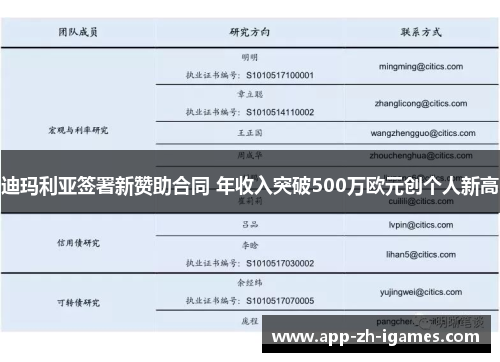 迪玛利亚签署新赞助合同 年收入突破500万欧元创个人新高